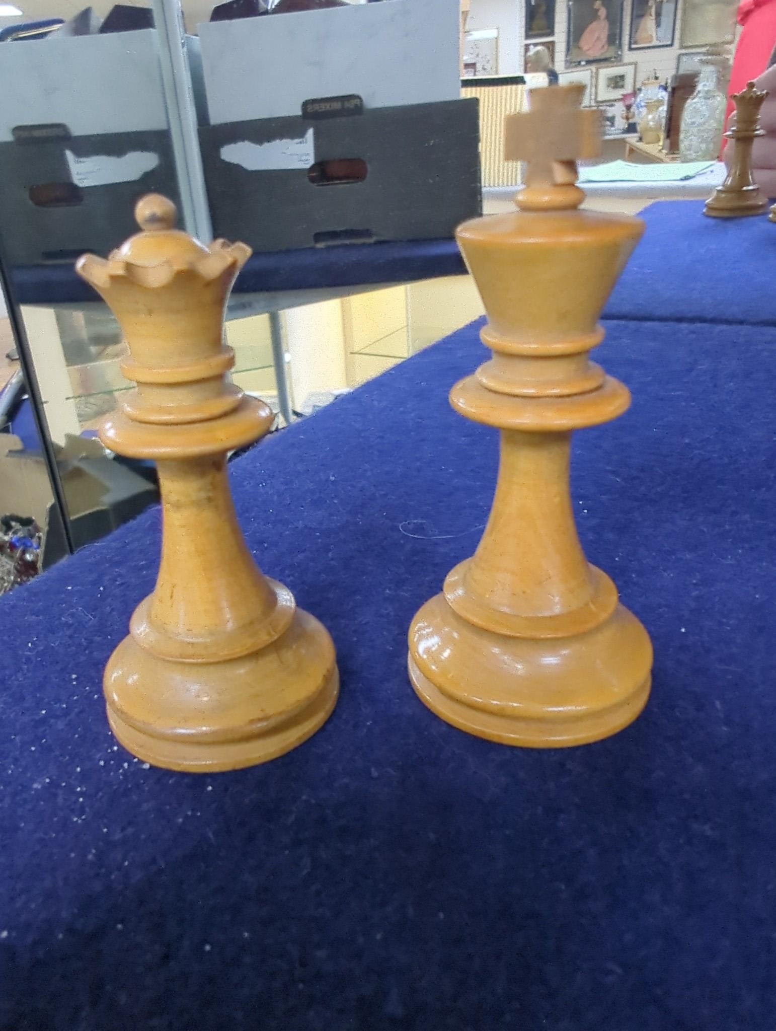 After Mene, a bronze greyhound, a Staunton-pattern chess set and a set of Victorian postal scales, bronze 22cms wide